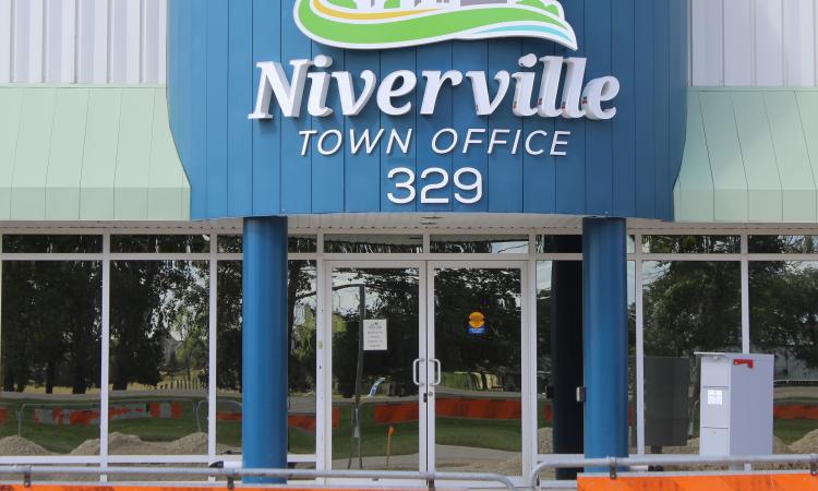 Niverville's town office on Bronstone Drive.
