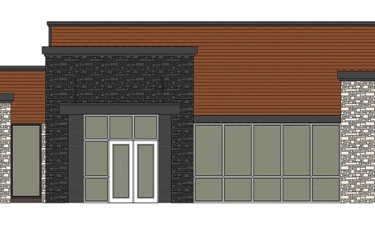 The new commercial strip mall to be built at 41 Main Street in Niverville.