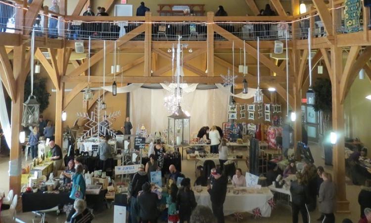 The Winterfest market, held every November at the Heritage Centre.