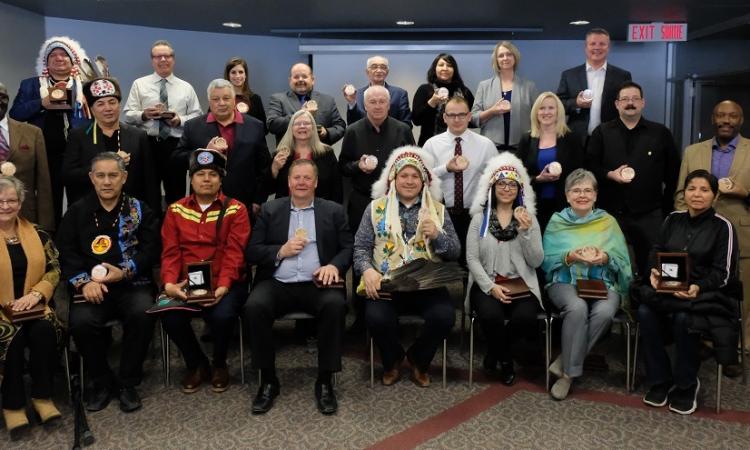 Members of the Winnipeg Metropolitan Region meet with the region’s indigenous chiefs.