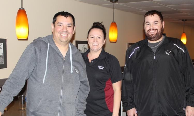 Carl Pottinger, Laura Mulvena, and Tim Mulvena.