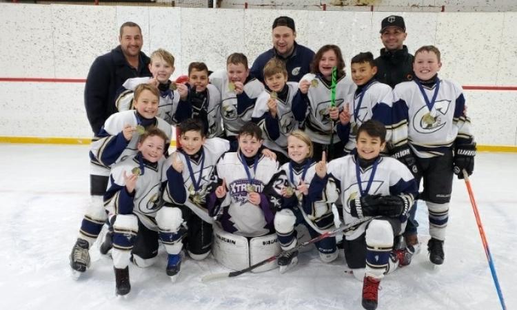 The Atom A Clippers win gold at Niverville tournament.