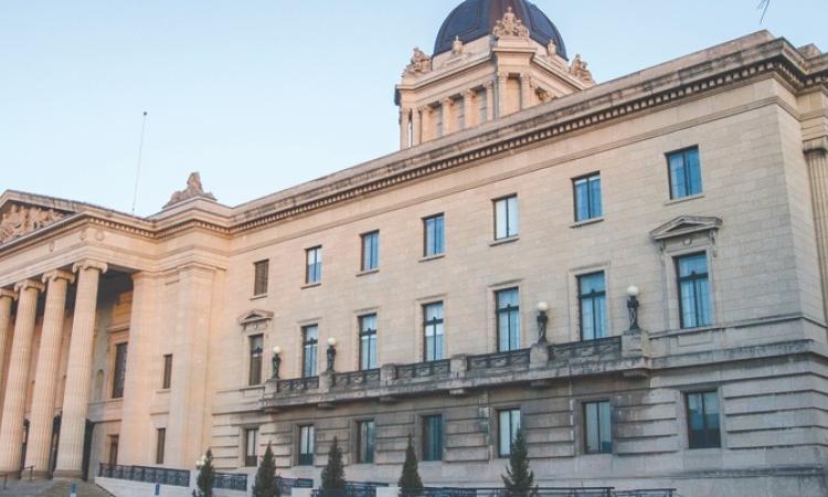 The Manitoba Legislature.