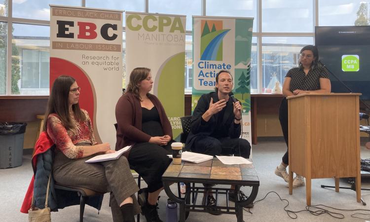 Connie Gamble, Serena Bittner, Niall Harney, and Hannah Muhajarine.