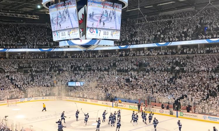 The whiteout begins tonight at Bell MTS Centre in Winnipeg.