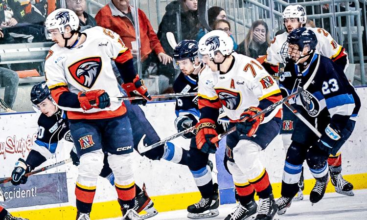 The Niverville Nighthawks lost a close 2–0 contest with the Steinbach Pistons at home on Wednesday evening