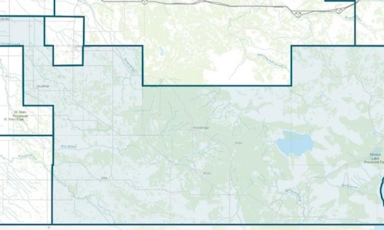 Map of the new Sandilands electoral district, which includes Niverville and New Bothwell.
