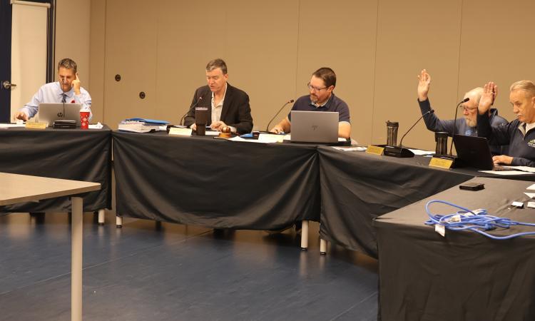 Niverville's council takes a vote on November 5, 2024.