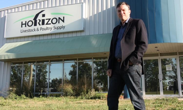 Niverville Mayor Myron Dyck at 349 Bronstone Drive