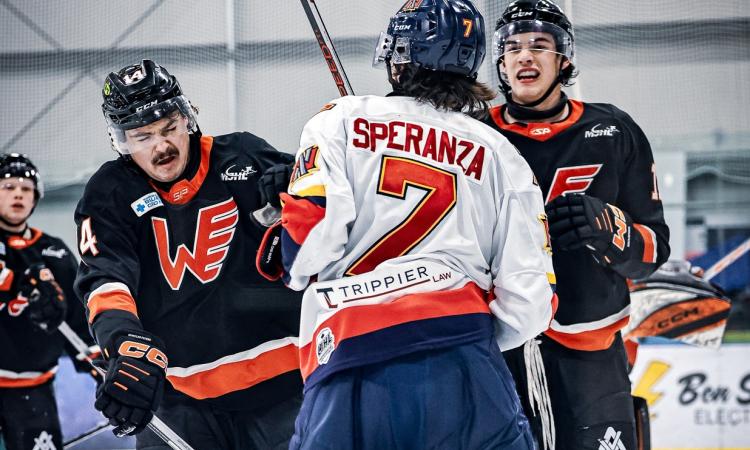 The Niverville Nighthawks fell behind early and couldn’t get back in the game on Friday night versus the Winkler Flyers.