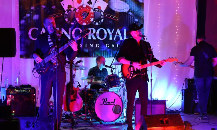 The Disruptors performs at the Nighthawks gala.