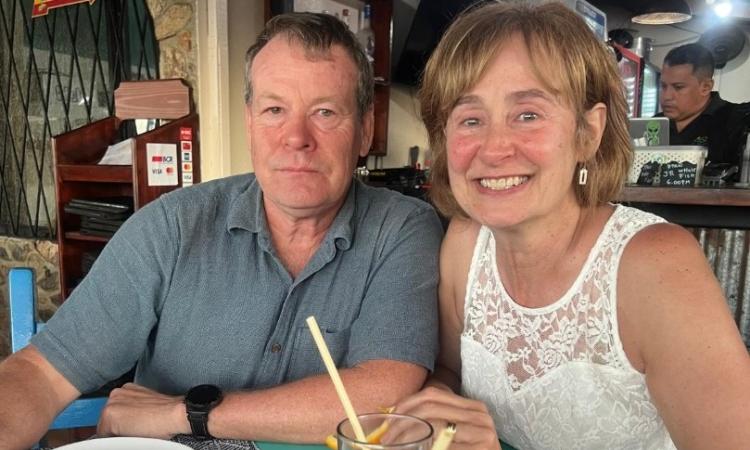 William and Kelly-Lynn Denslow of Île-des-Chênes.