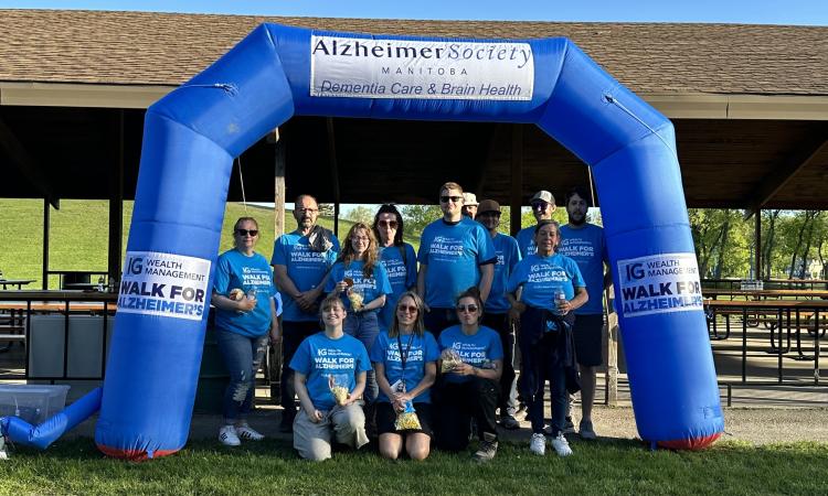 Participants gather for the Walk for Alzheimer's in 2024.