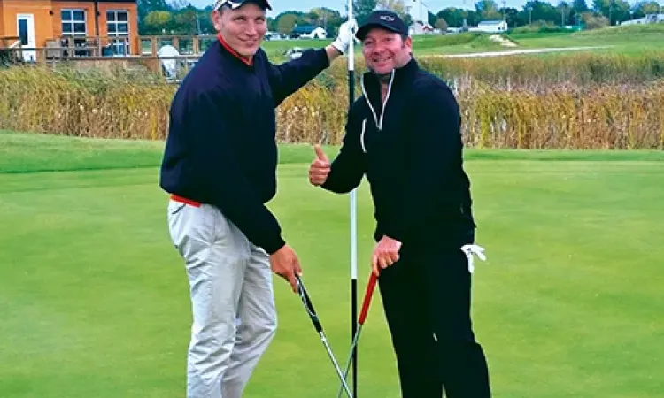 Ray Dowse and Bryan Trottier