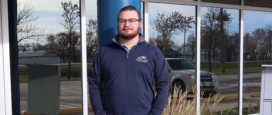 Cyus Reimer is the latest hire by the town of Niverville.