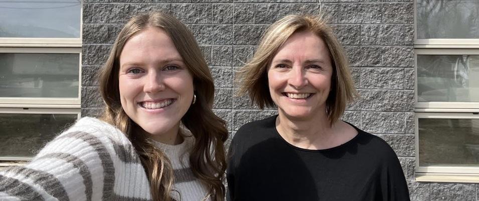 Raychel Agera and Jolyn Sawatzky of Evergreen Therapy.