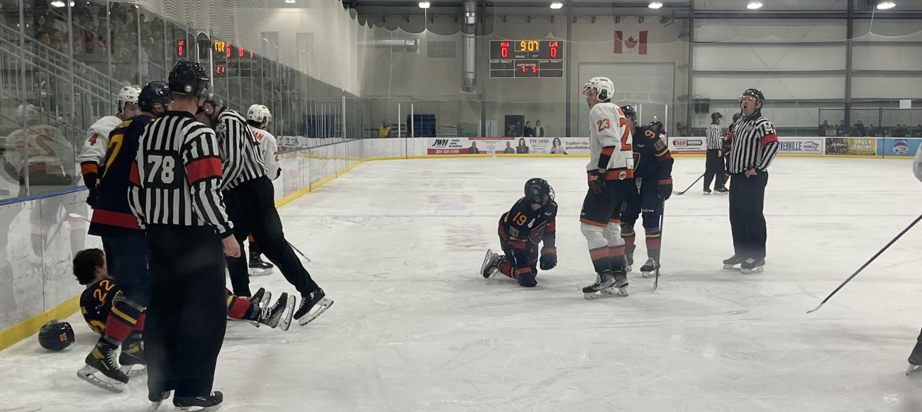 The Niverville Nighthawks returned to action after the Christmas break on Friday night with a rough 7–3 loss on the road to the Winkler Flyers. 