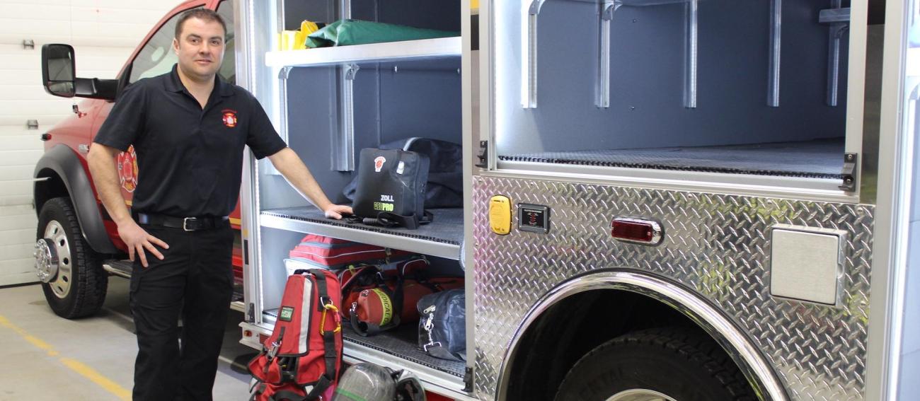 Niverville fire chief Keith Bueckert.