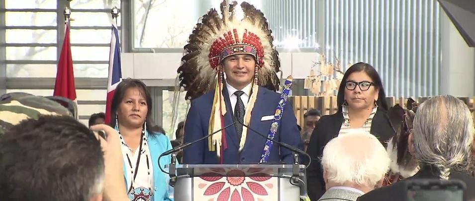 A new provincial government was sworn in at The Leaf in Winnipeg’s Assiniboine Park on October 18. 
