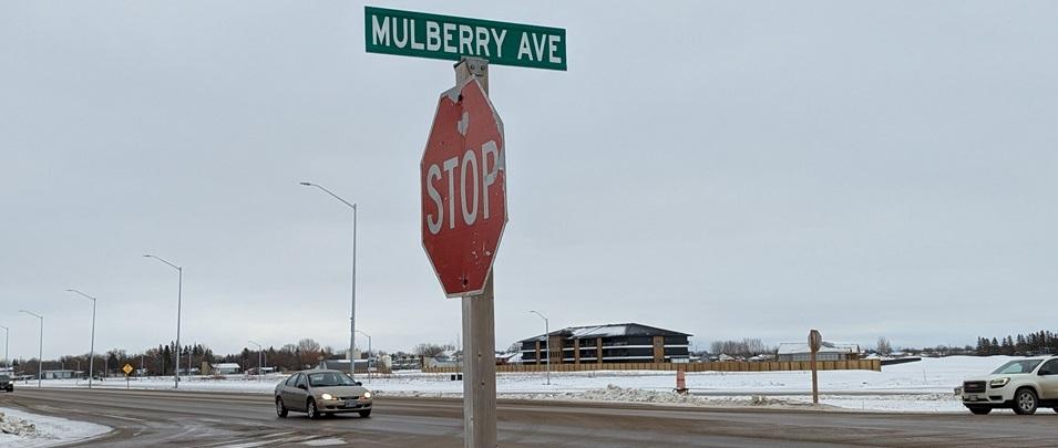 The intersection of Mulberry and Highway 311 in Niverville will see the addition of traffic signals.