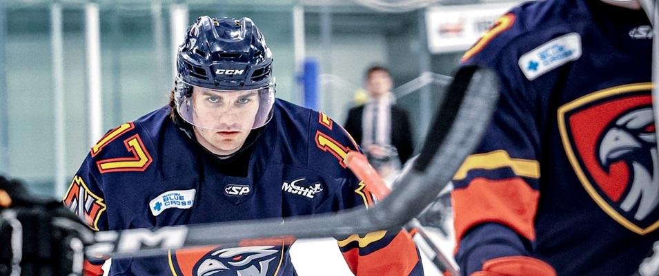 The Steinbach Pistons got the best of the Niverville Nighthawks in game one of their best-of-seven series with a decisive 5–2 win on Friday night in La Broquerie