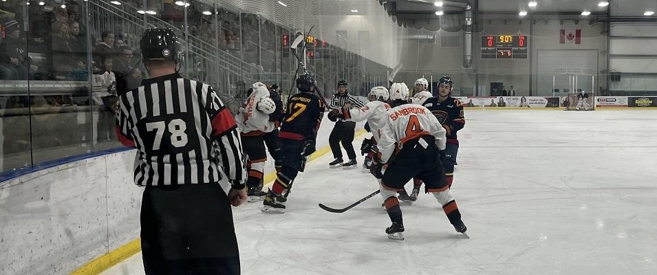 The Nighthawks threw everything but the kitchen sink against the Winkler Flyers on Sunday evening but fell a little short, losing 3–1 on the road. 
