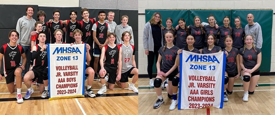 The Niverville Panthers had a highly successful volleyball season this past fall. Both the girls and boys junior varsity teams secured their zone championships, earning for them the right to compete at the provincial level.