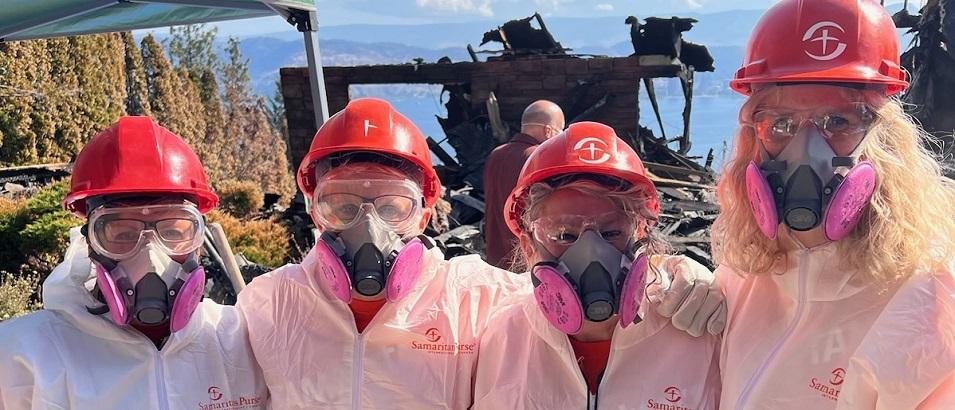 Debbie Fewster and Lisa Letkeman of Niverville are among the many volunteers who have travelled to B.C. to assist with wildfire recovery.