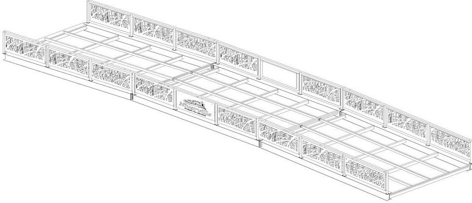 Rendering of the new bridge to be installed over a swale in Niverville.