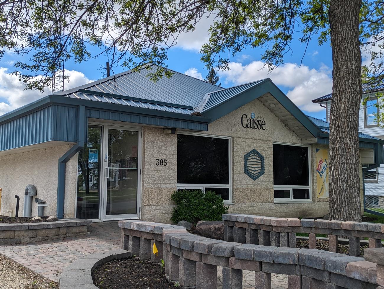 A Caisse Populaire branch in St. Adolphe.