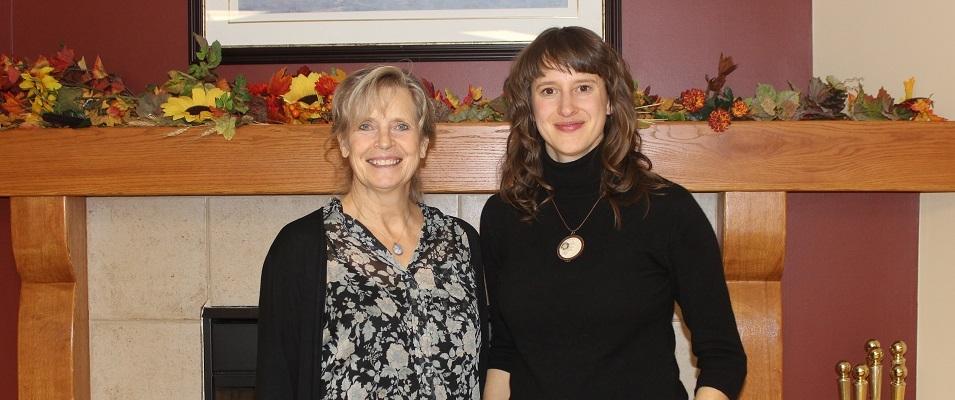 Val Hiebert and Jaymie Friesen, coordinators for MCC’s Abuse Response and Prevention program