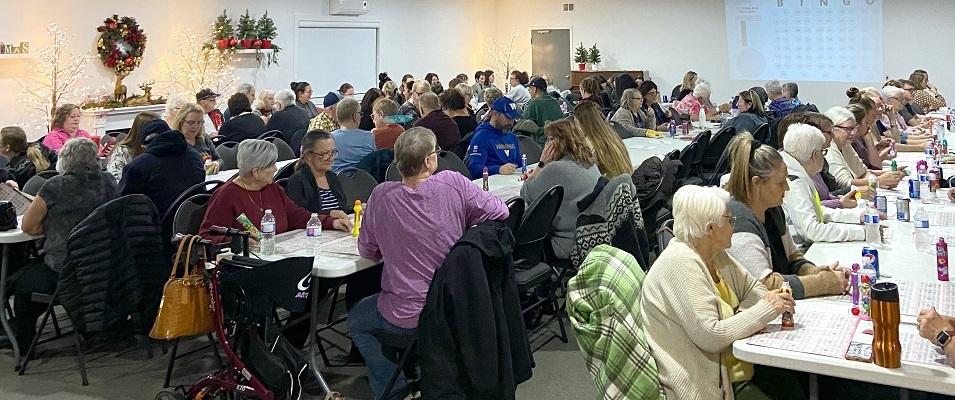Bingo night at the Golden Friendship Centre in Niverville.