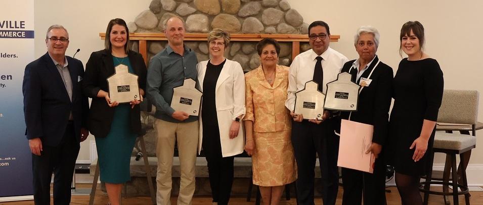 This year's Niverville Chamber of Commerce business award winners.
