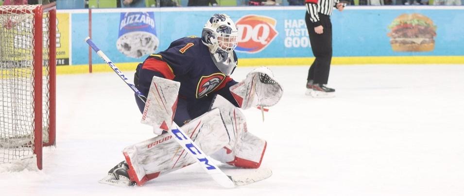 Chris Fines was sensational in net during game one.