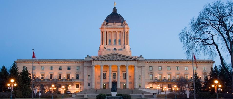 The Manitoba Legislature.