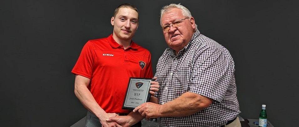 Josh Paulhus has been named the MVP for the Nighthawks' inaugural season.