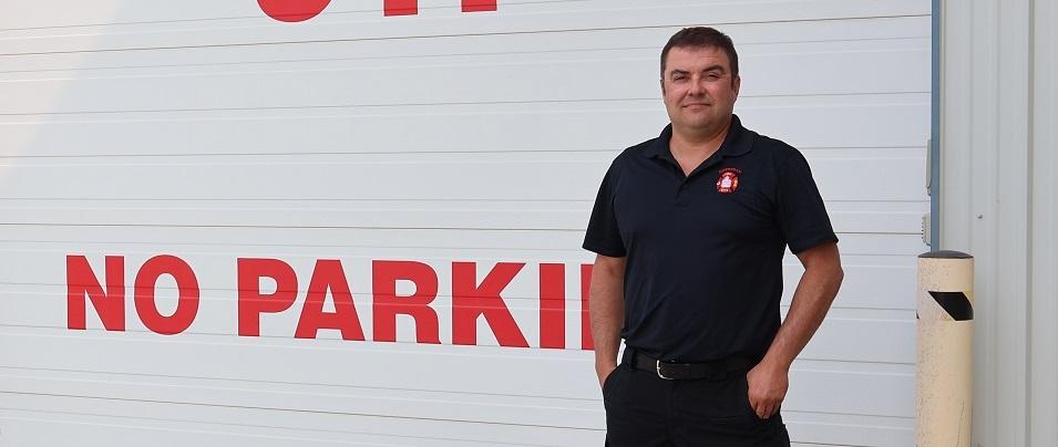 Niverville fire chief Keith Bueckert.