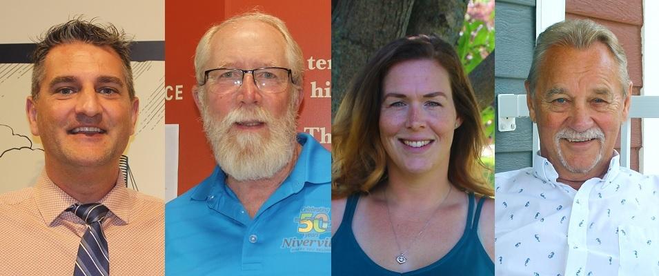 Niverville has elected four councillors: Nathan Dueck, Chris Wiebe, Meghan Beasant, and Bill Fast.
