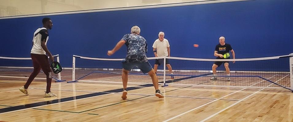 Drop-in pickleball at the CRRC in Niverville.