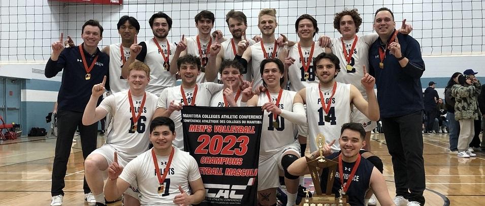 The men's volleyball team are this year's MCAC champions.