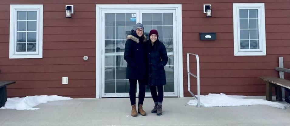 Dawna Anderson and Shereen Rashwan at Whitetail Meadow.