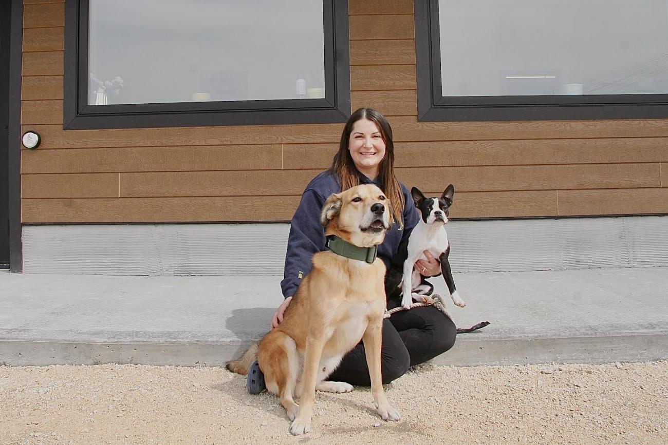 Sara Matwychuk, owner of Talk of the Tail, which is opening a new facility in Niverville this week.