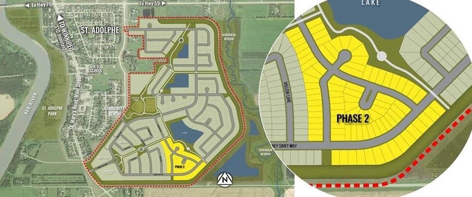 The second phase of residential devleopment at Tourond Creek in St. Adolphe is imminent.