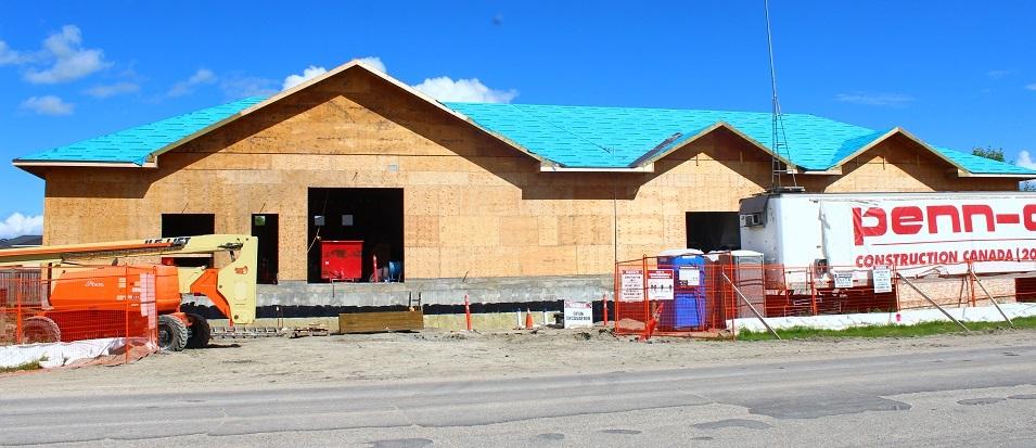 Niverville's new water treatment plant is nearing completion.