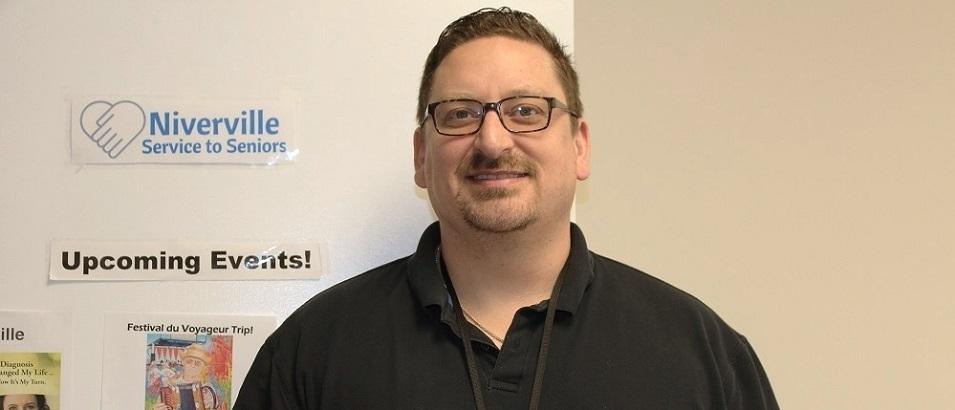 Damien Gagné, the coordinator for Niverville Service to Seniors.