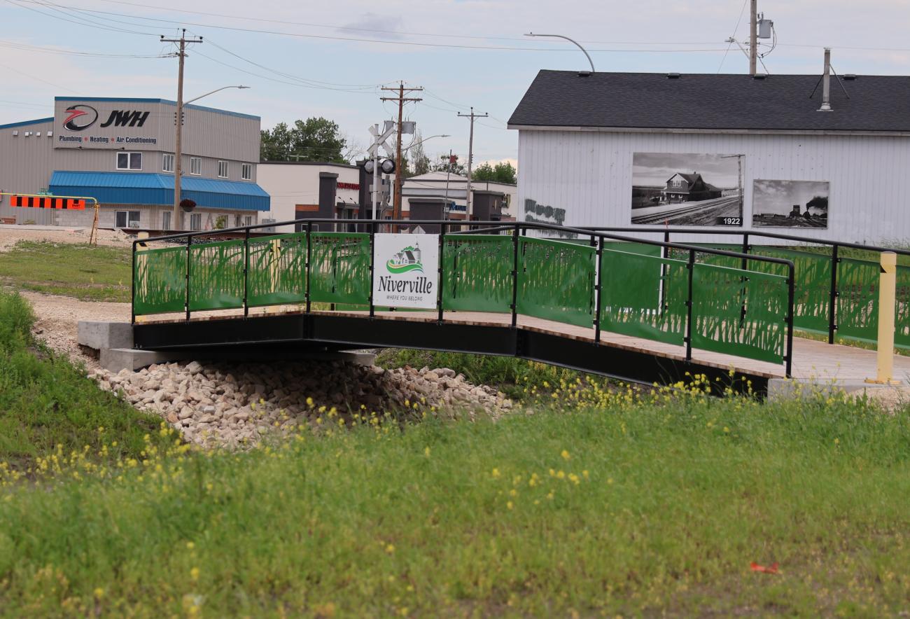 Niverville has received federal funding to improve its active transportation network.
