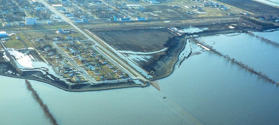 The "west coast" of Niverville during the spring of 1997.