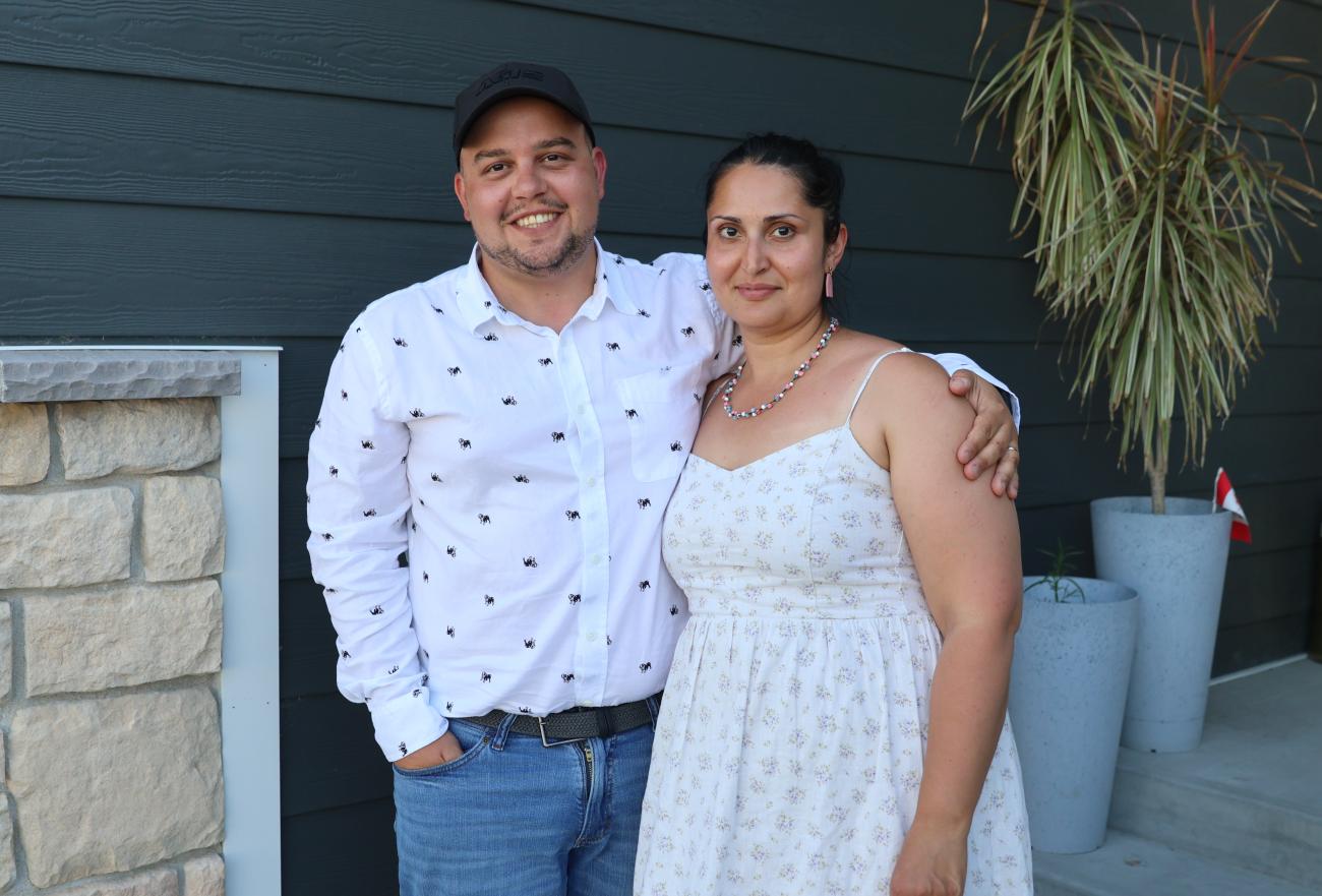 Andrew and Nigar Gorozhankin have settled in Niverville.
