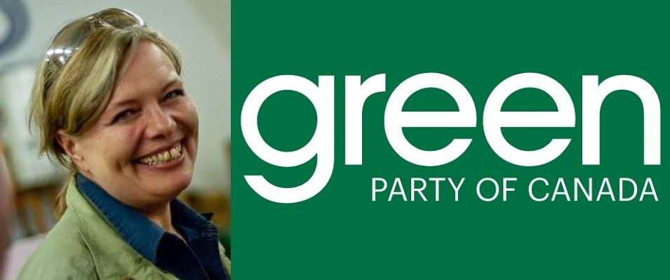 Janine Gibson is running in Provencher for the Green Party.