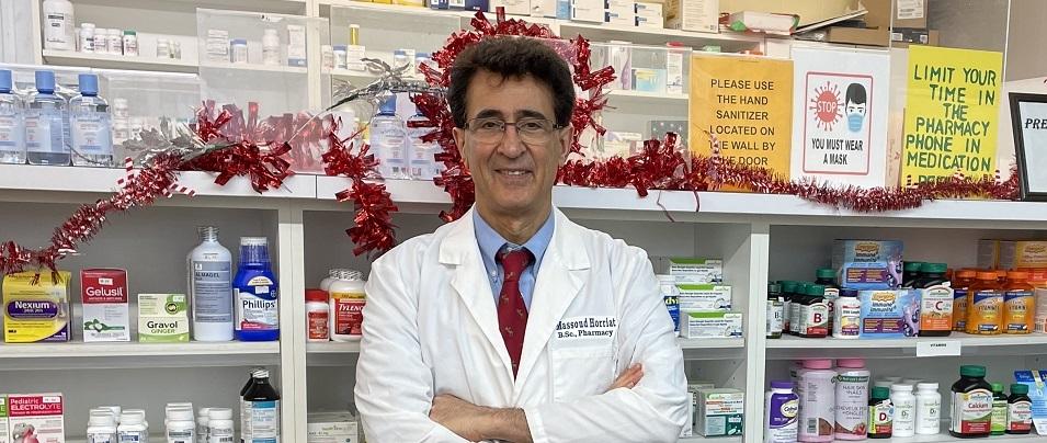 Massoud Horriat, owner of St. Adolphe Pharmacy.